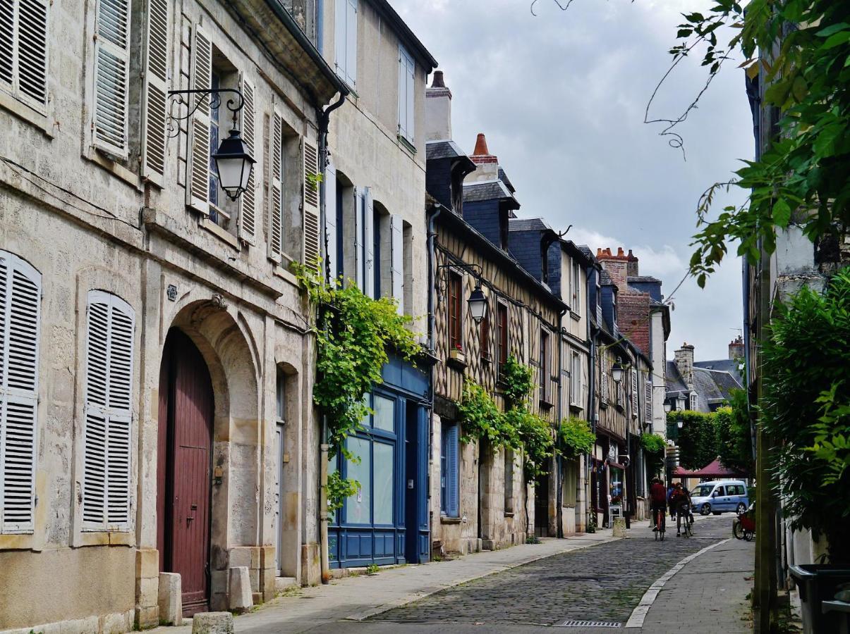 Les Volets Bleus - Deux Appartements Et Un Studio, Jardin Bourges Dış mekan fotoğraf