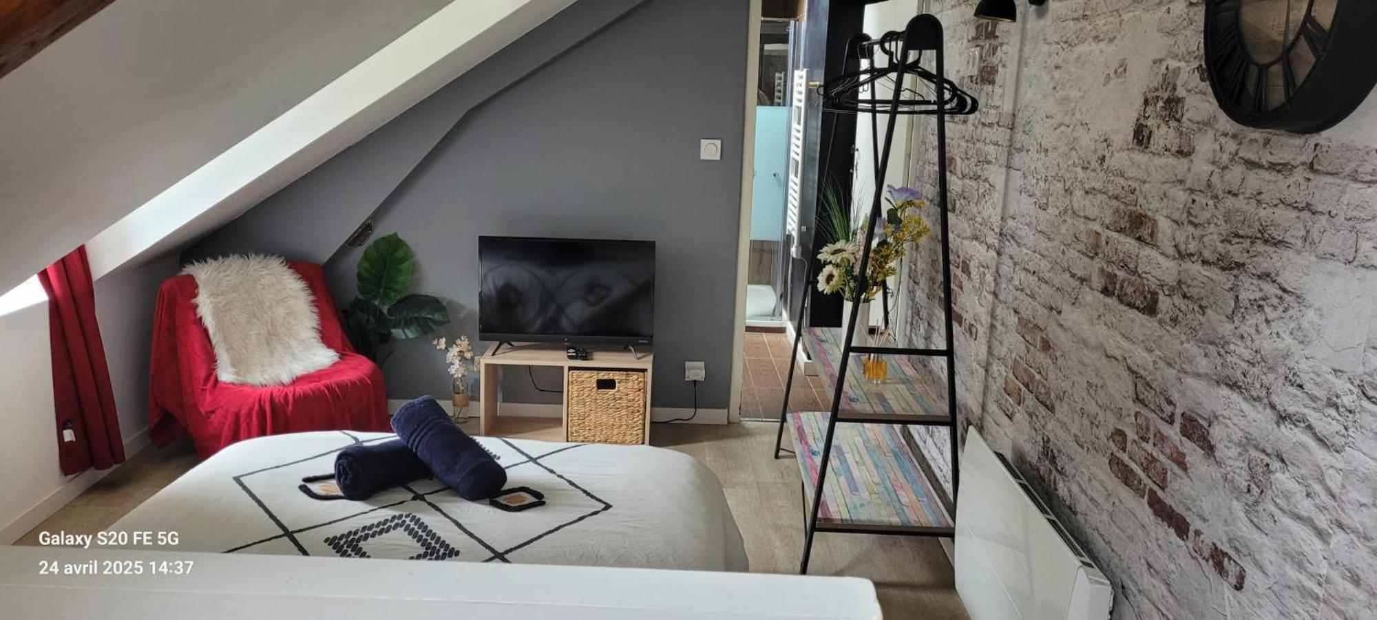 Les Volets Bleus - Deux Appartements Et Un Studio, Jardin Bourges Dış mekan fotoğraf